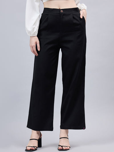 Black Bell Bottom Pants