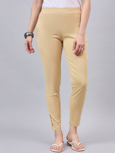Baby Pink Regular Fit Potli Pants