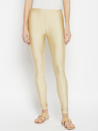 Fawn Metallic Leggings - Chudi Length