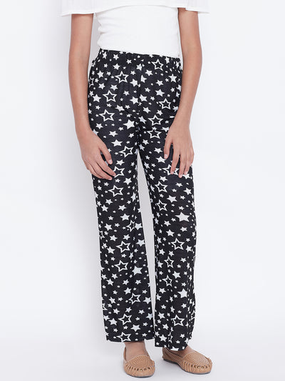 Black & White Twinkle Star Printed Palazzo 34