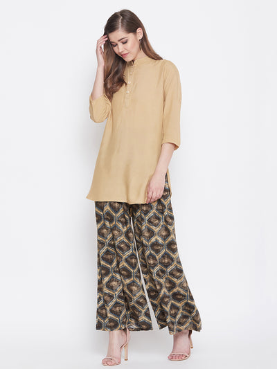Animal Printed Rayon Palazzo