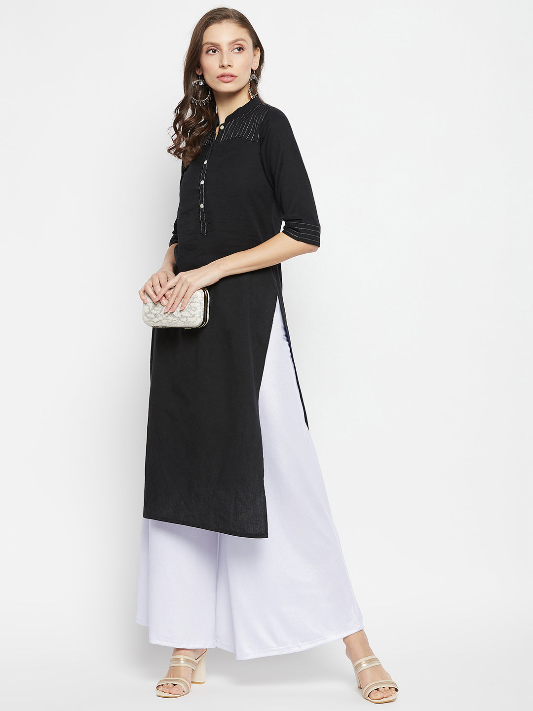 Silver Shimmer Palazzo