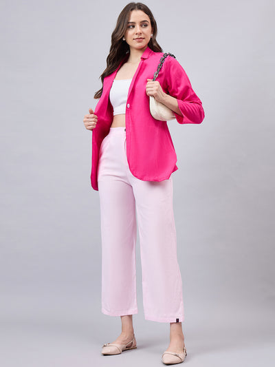 Baby Pink Bell Bottom Pants 2XL