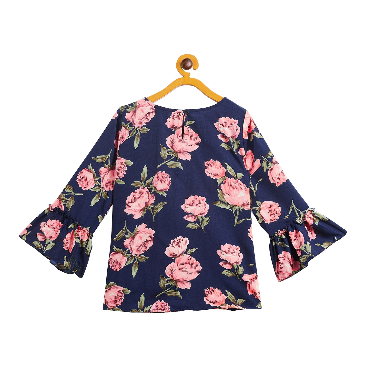 Kids Top Floral Pattern - Blue