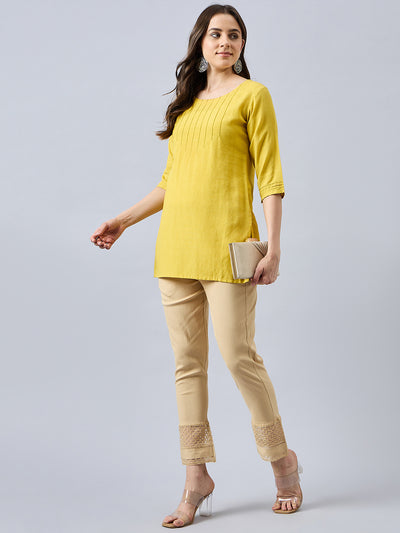 Skin Sequin Lace Pants