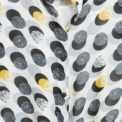 Kids Top Balloon Printed Pattern - Grey & Black