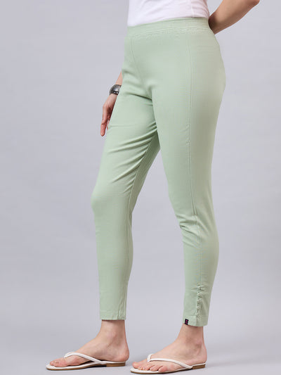 Baby Pink Regular Fit Potli Pants
