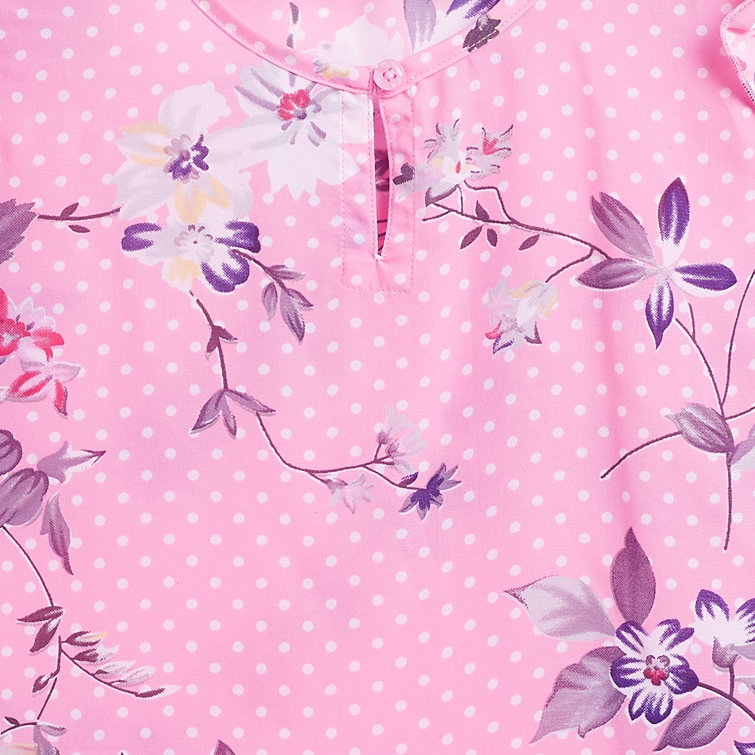 Kids Top Floral print pattern - Pink