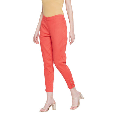 Yellow Button Pant