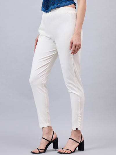 Baby Pink Regular Fit Potli Pants