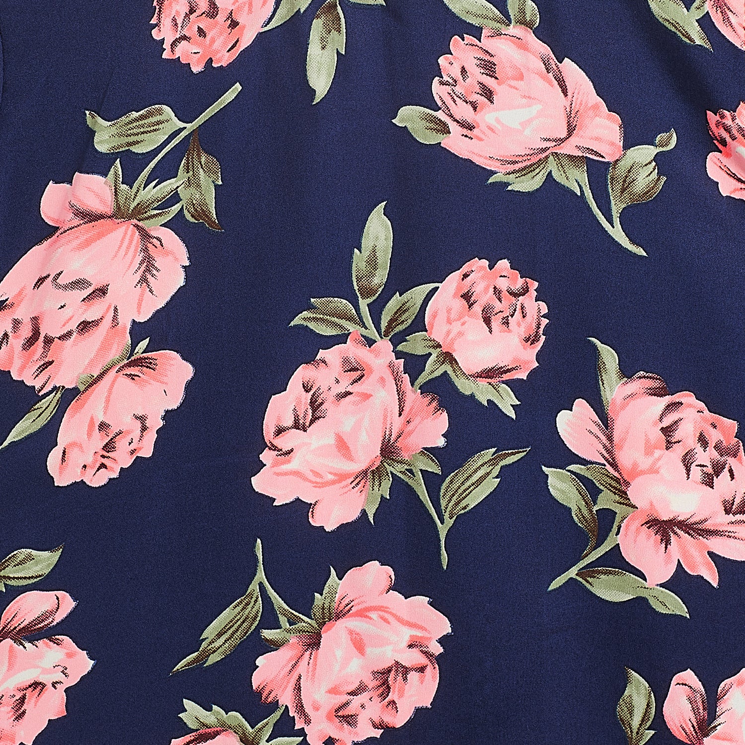 Kids Top Floral Pattern - Blue