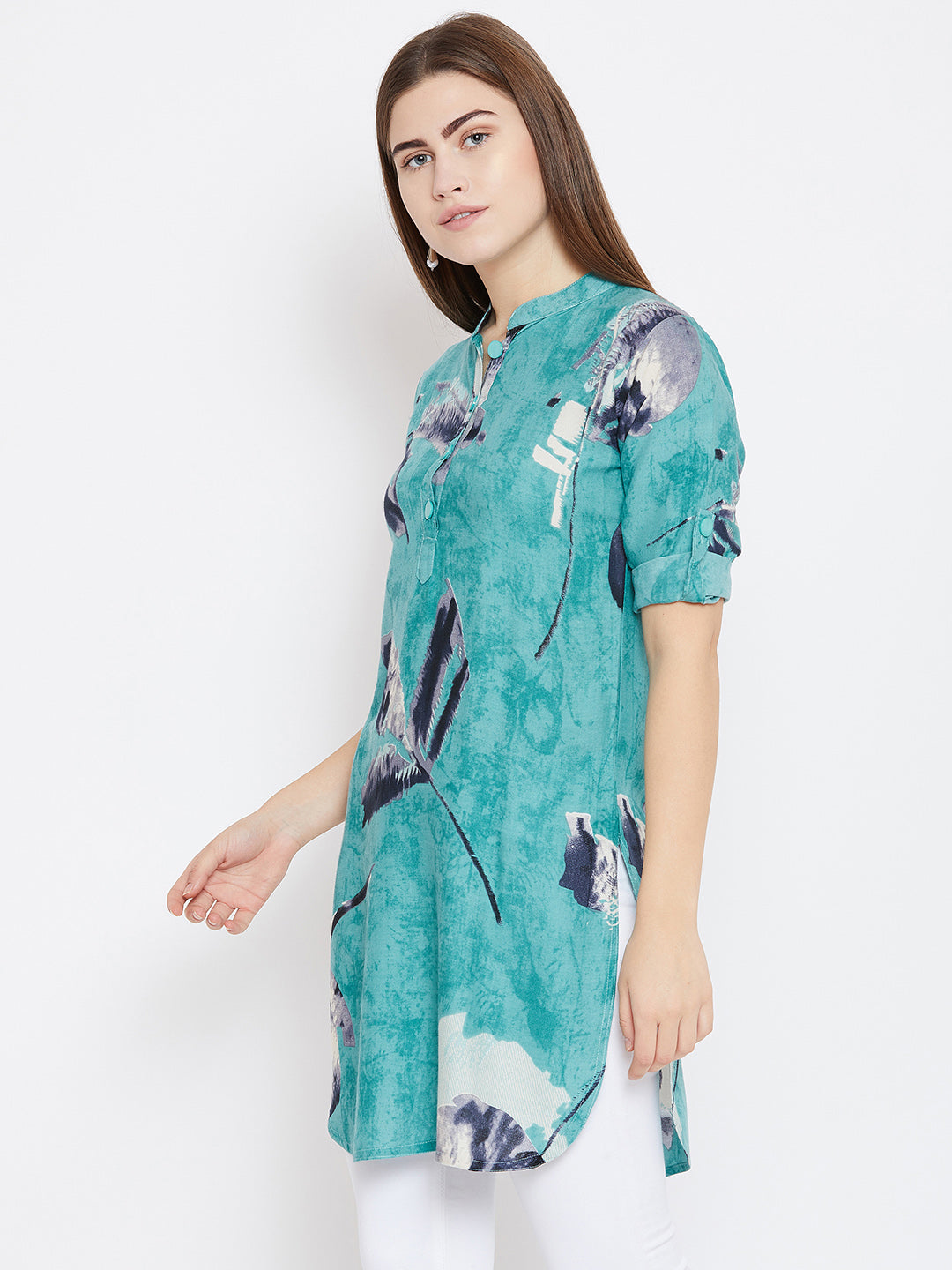 Blue Printed Kurti