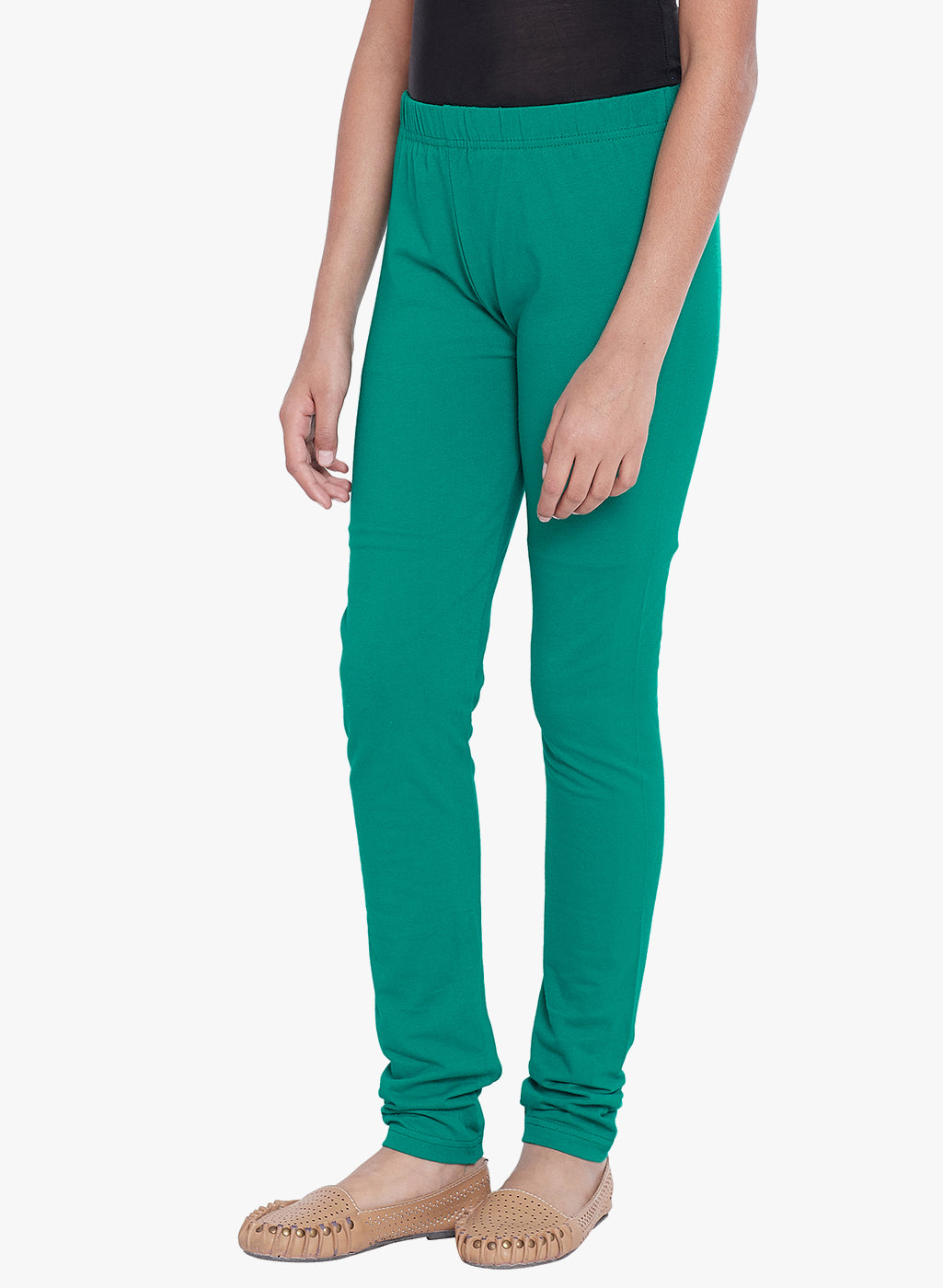 Rama Green Colour Leggings 36