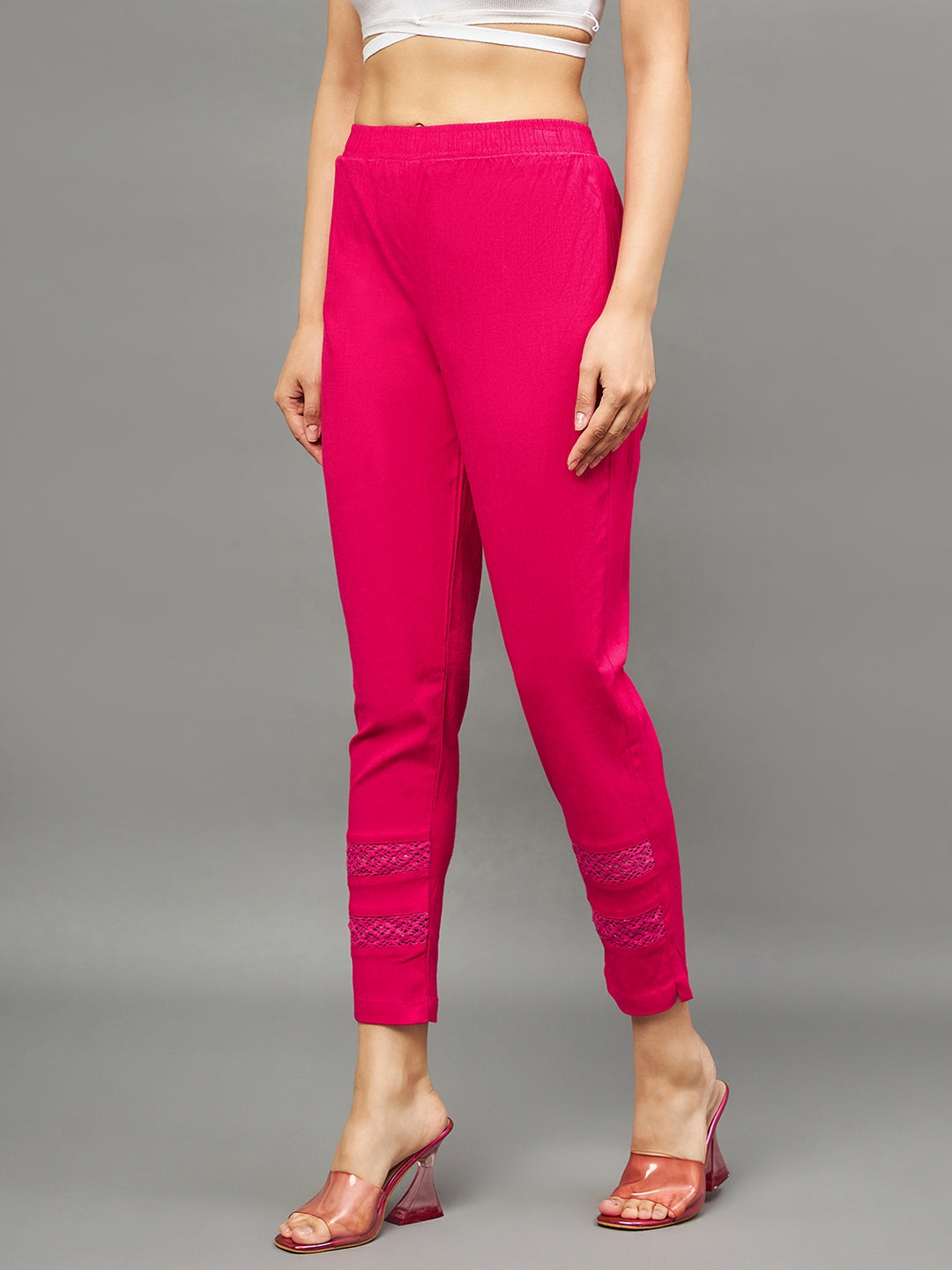 Pink Double Lace Pant XL