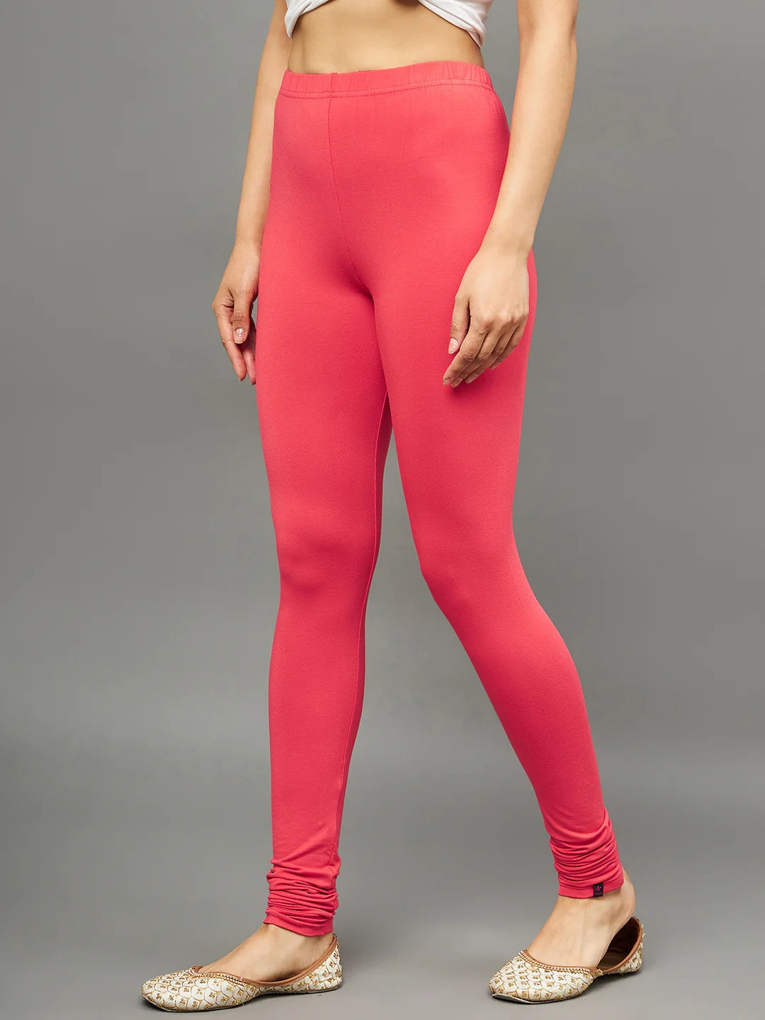 Peach Viscose Ankle Legging