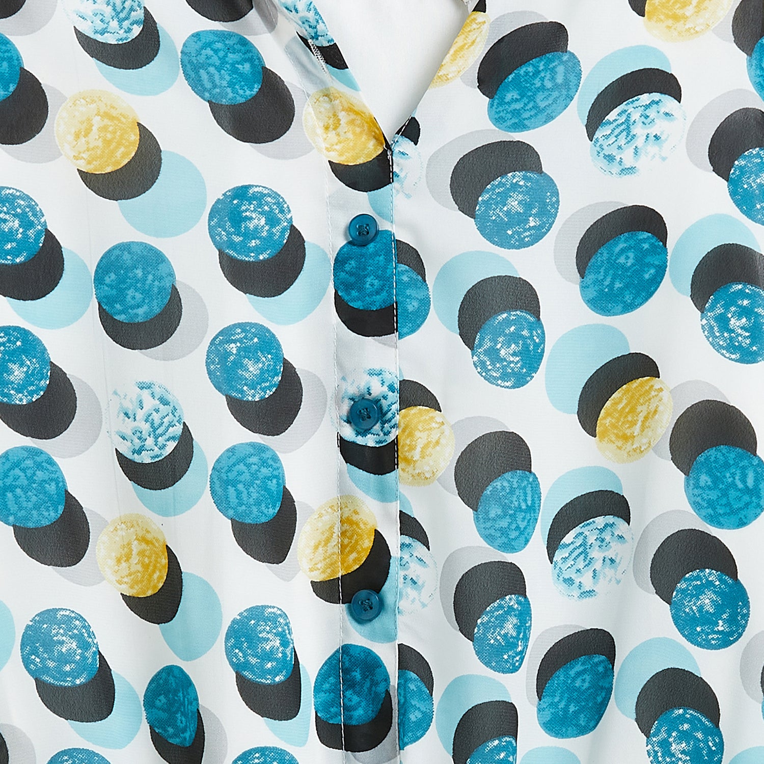 Kids Top Balloon Printed Pattern - Rama & Black