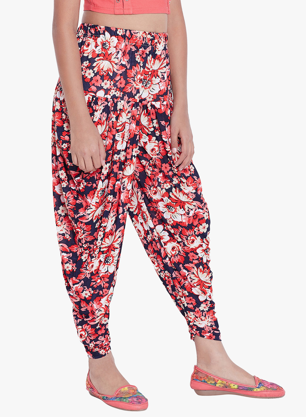 Floral Printed Dhoti 38