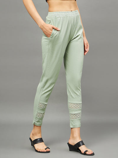 Pista Green Double Lace Pants 2XL