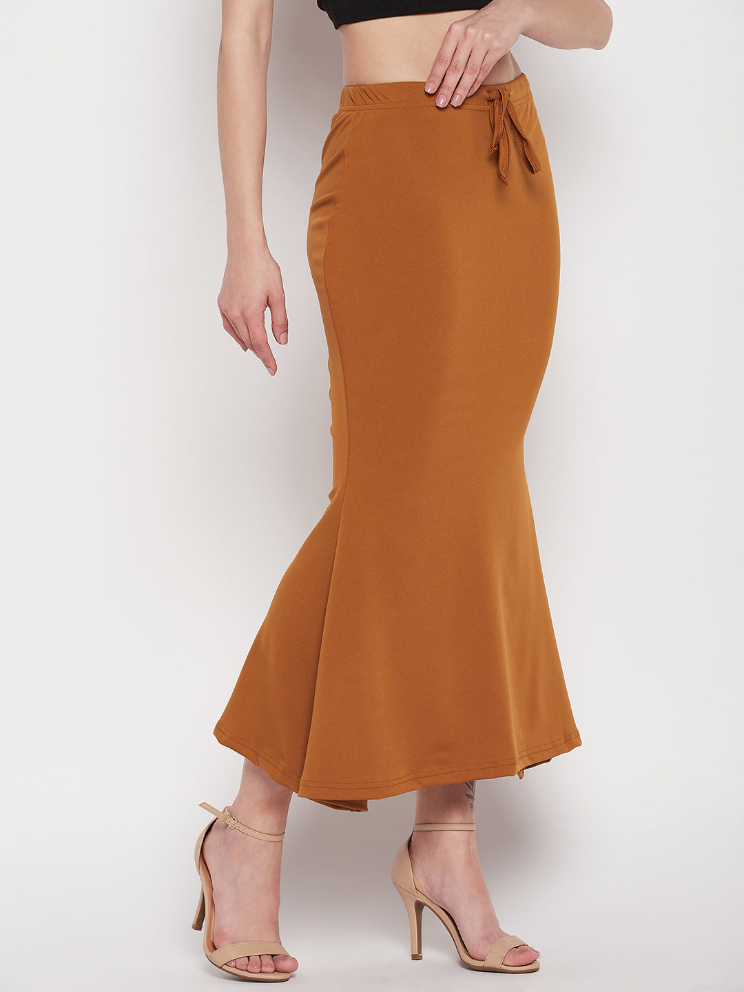 Mustard Petticoat Saree Shapewear Inskirt