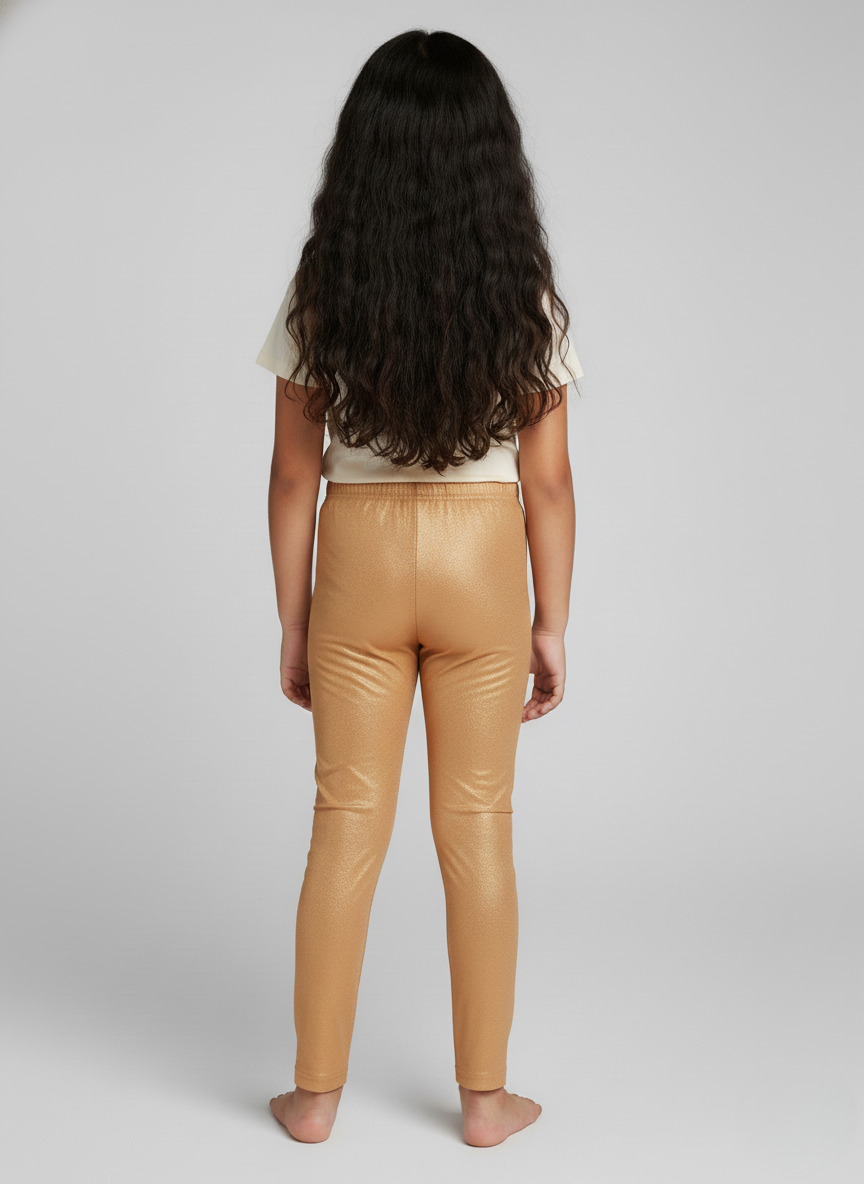 Medium Gold Shimmer Leggings