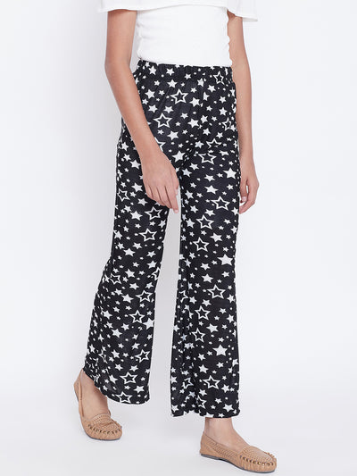 Black & White Twinkle Star Printed Palazzo 38