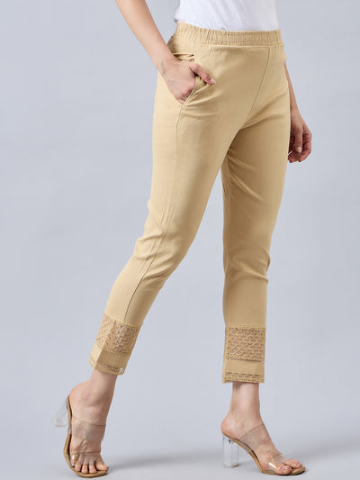 Skin Sequin Lace Pants 4XL