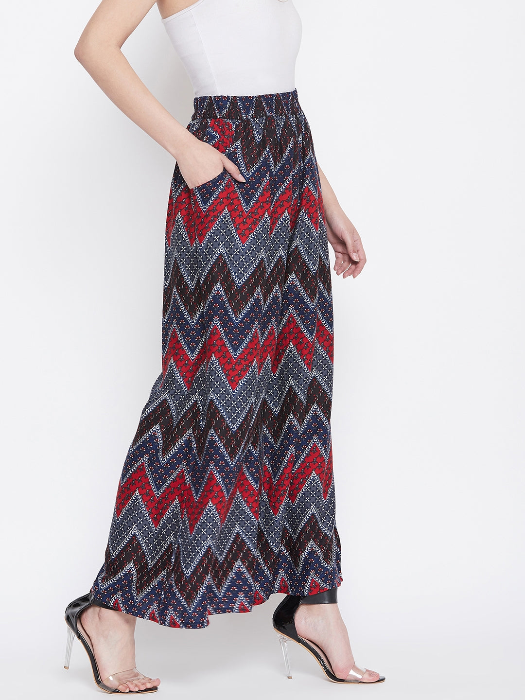 Ethnic Print Palazzo Freesize