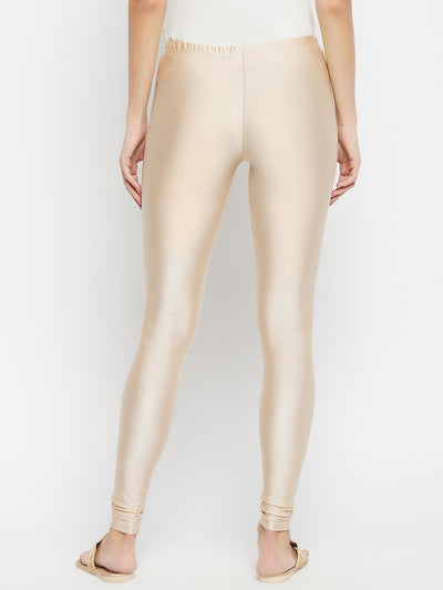 Black Metallic Leggings - Ankle Length