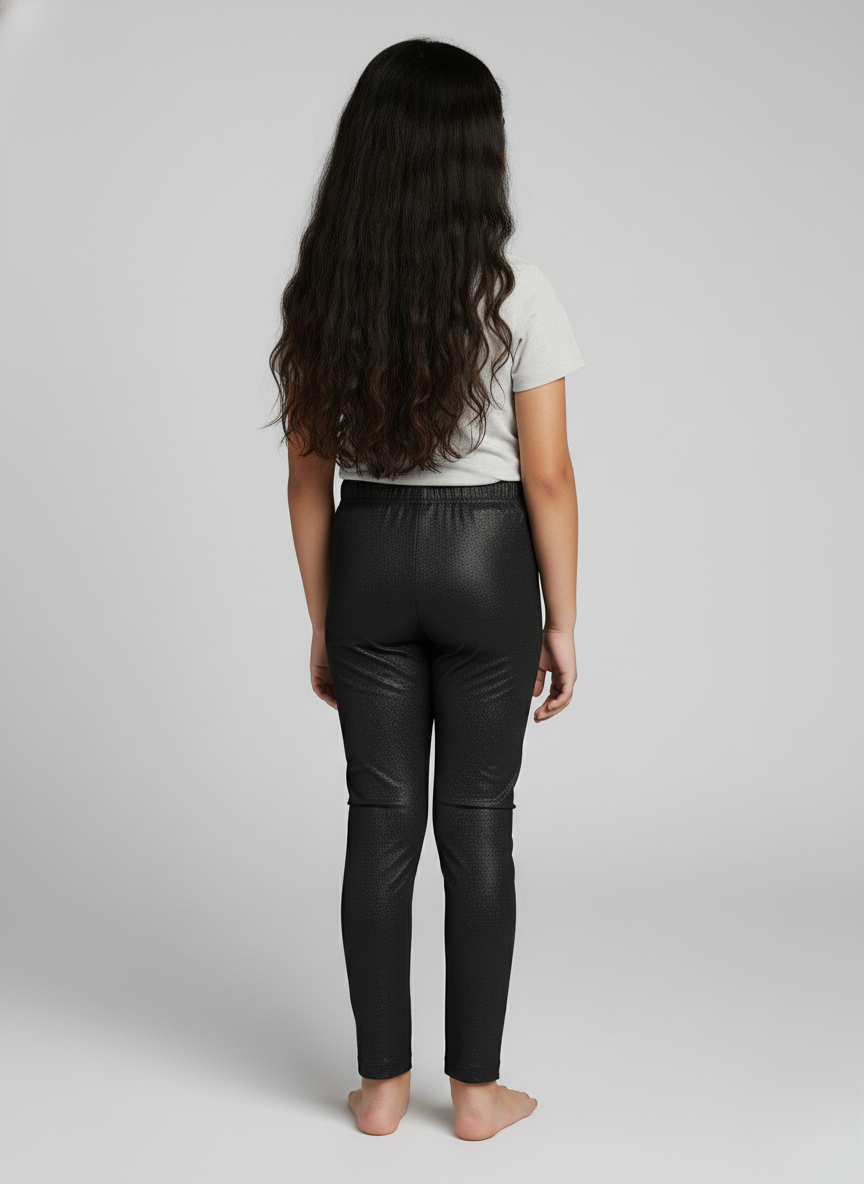 Black Shimmer Leggings