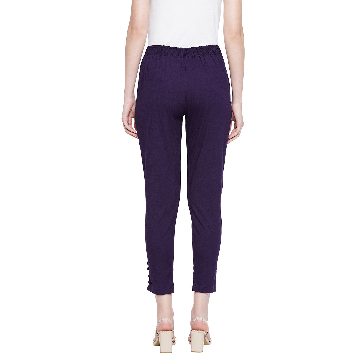 Red Button Pant