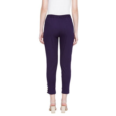 Red Button Pant