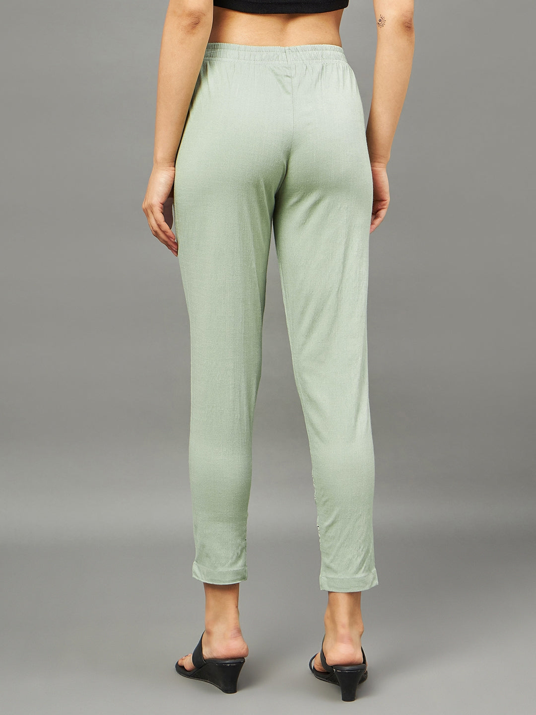 Pista Green Double Lace Pants