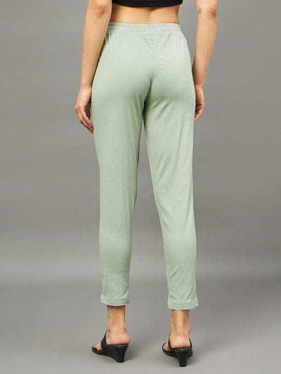 Pista Green Double Lace Pants