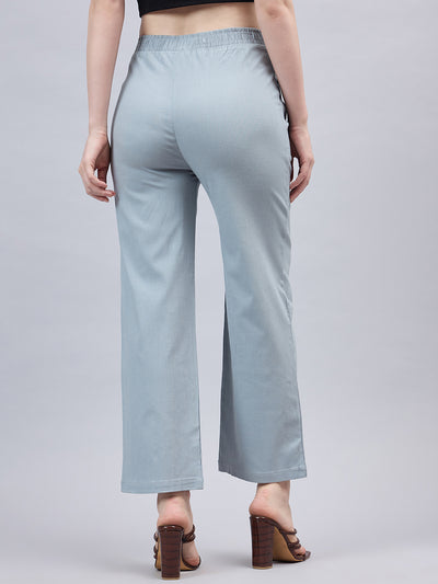 Light Grey Bell Bottom Pants
