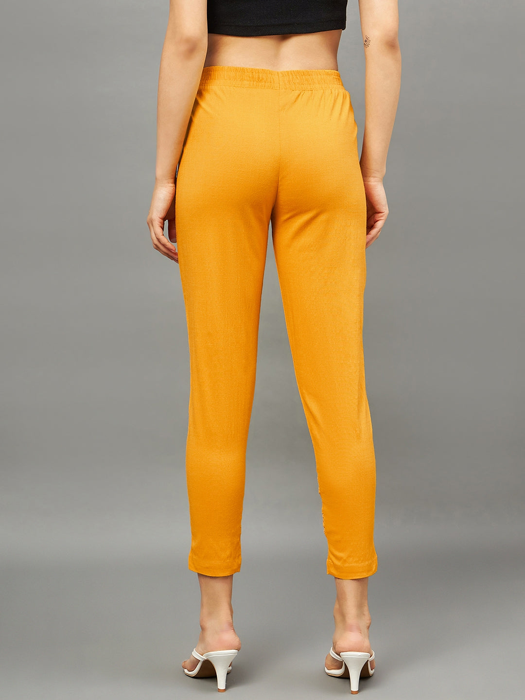 Mustard Double Lace Pants 3XL