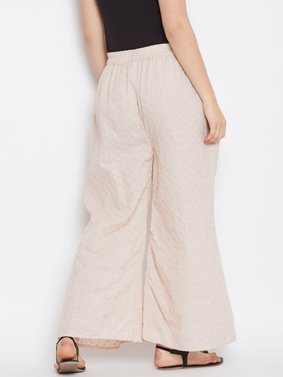 White Flared Palazzo