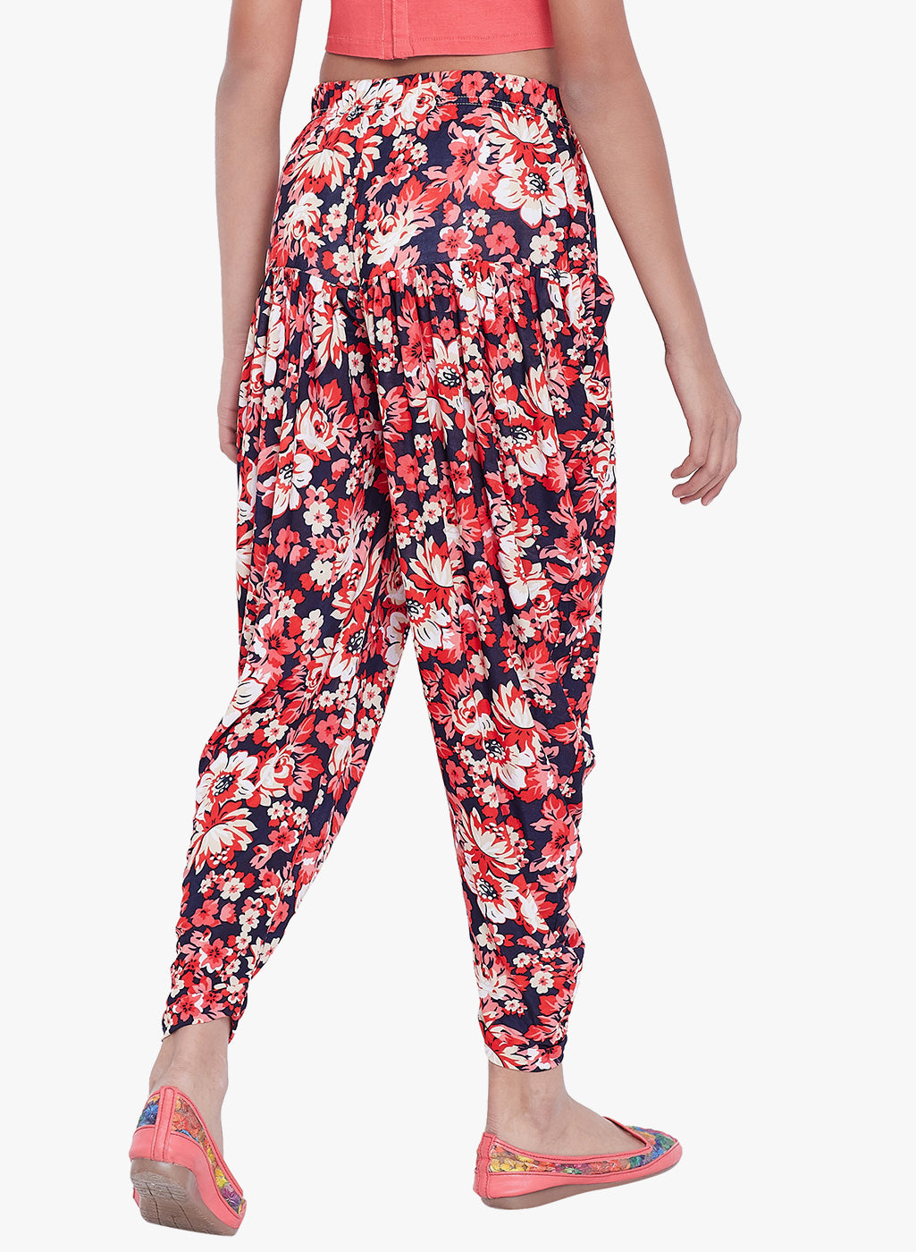 Floral Printed Dhoti 40