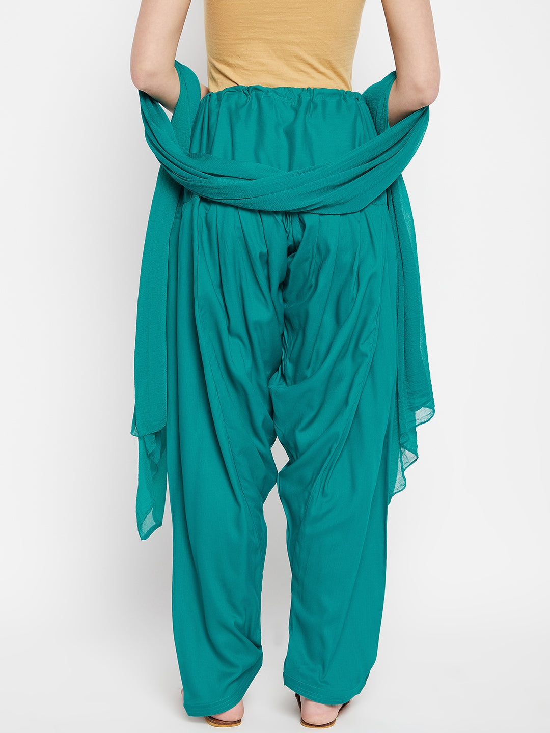 Rama Green Rayon Plain Patiala(No Duppatta)