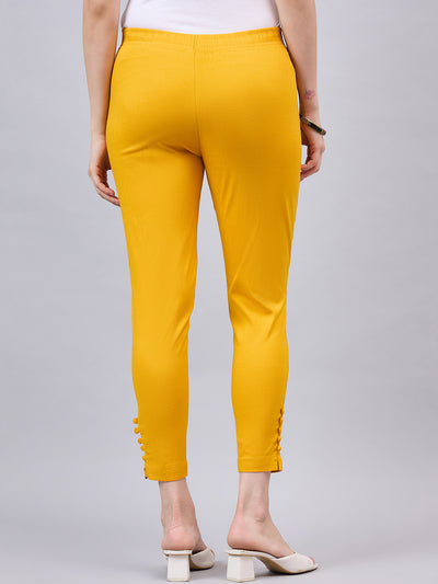 Baby Pink Regular Fit Potli Pants