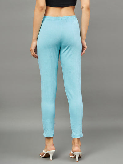 Sky Blue Double Lace Pant