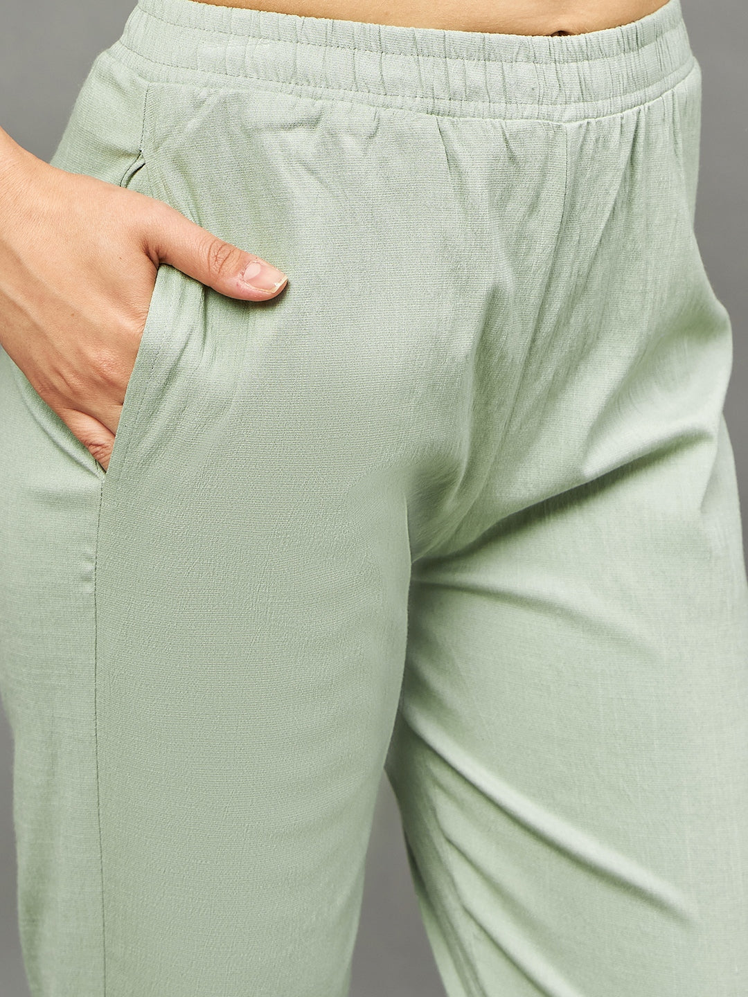 Pista Green Double Lace Pants
