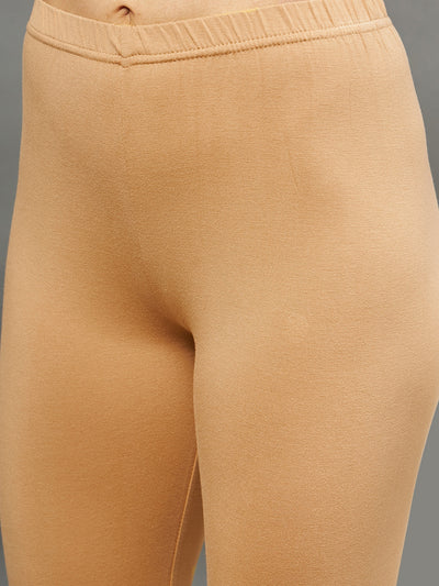 Gold Viscose Chudidar Leggings