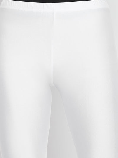 Black Metallic Leggings - Ankle Length