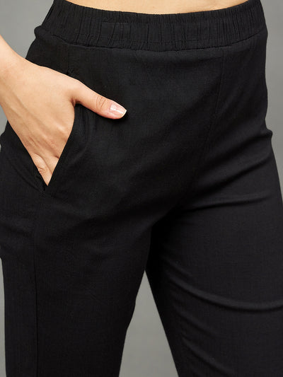 Black Double Lace Pants