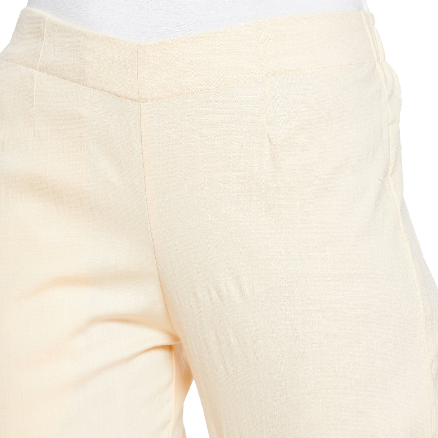 Peach Button Pant