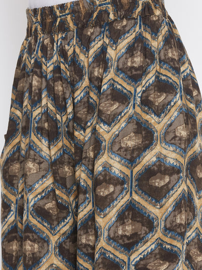 Animal Printed Rayon Palazzo