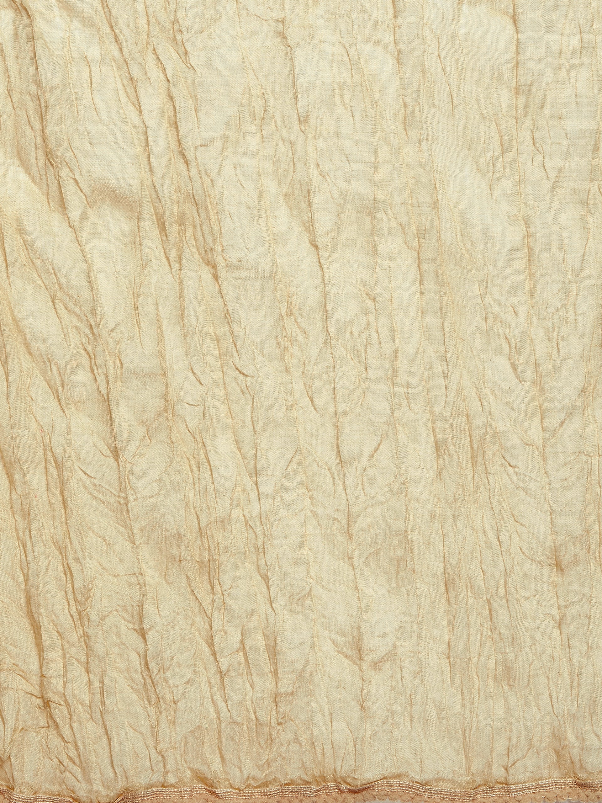 Fawn/Skin Cotton Plain Patiala with Dupatta