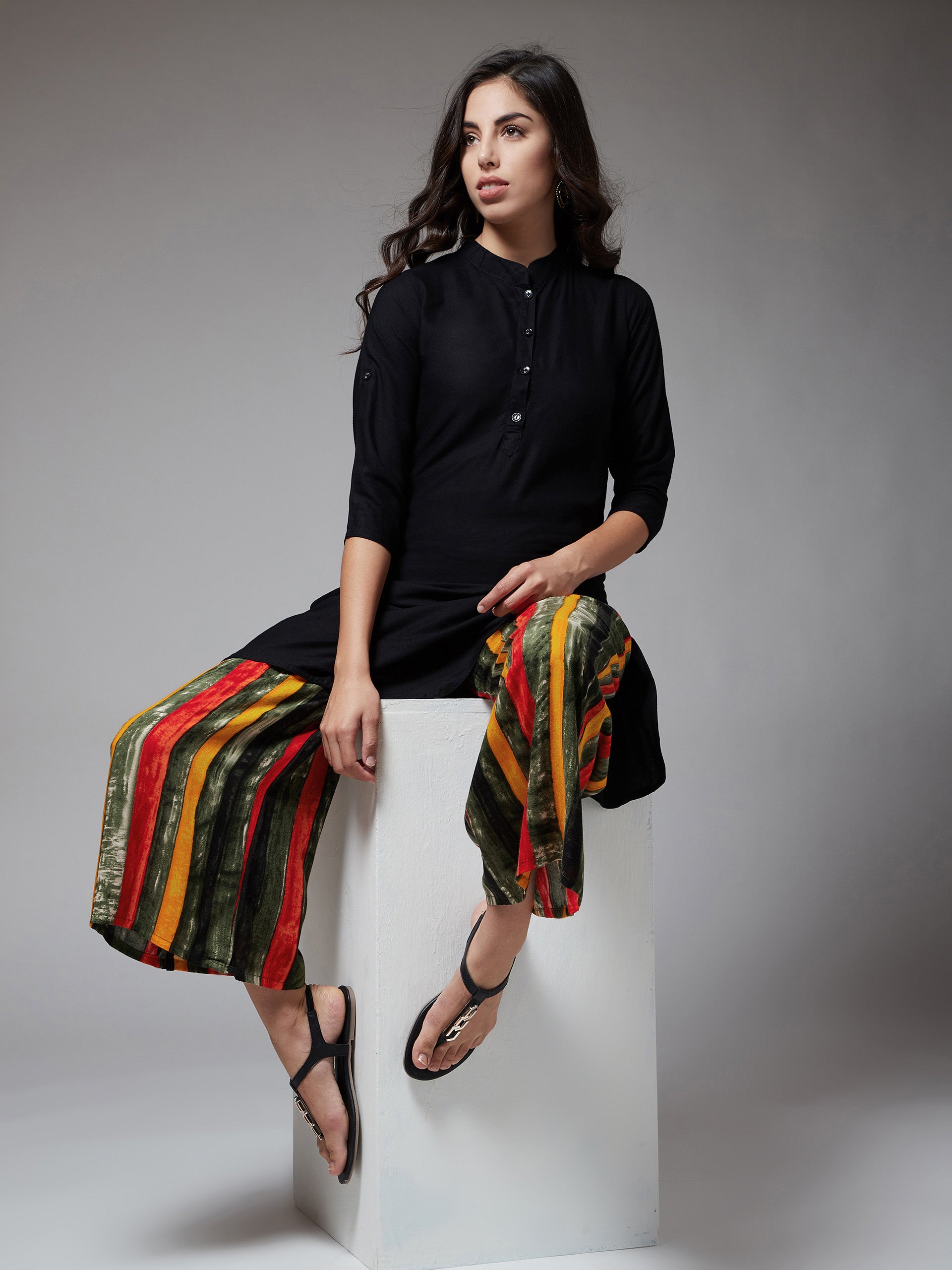 Multicolor Printed Palazzo