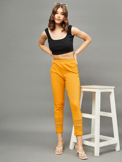 Mustard Double Lace Pants