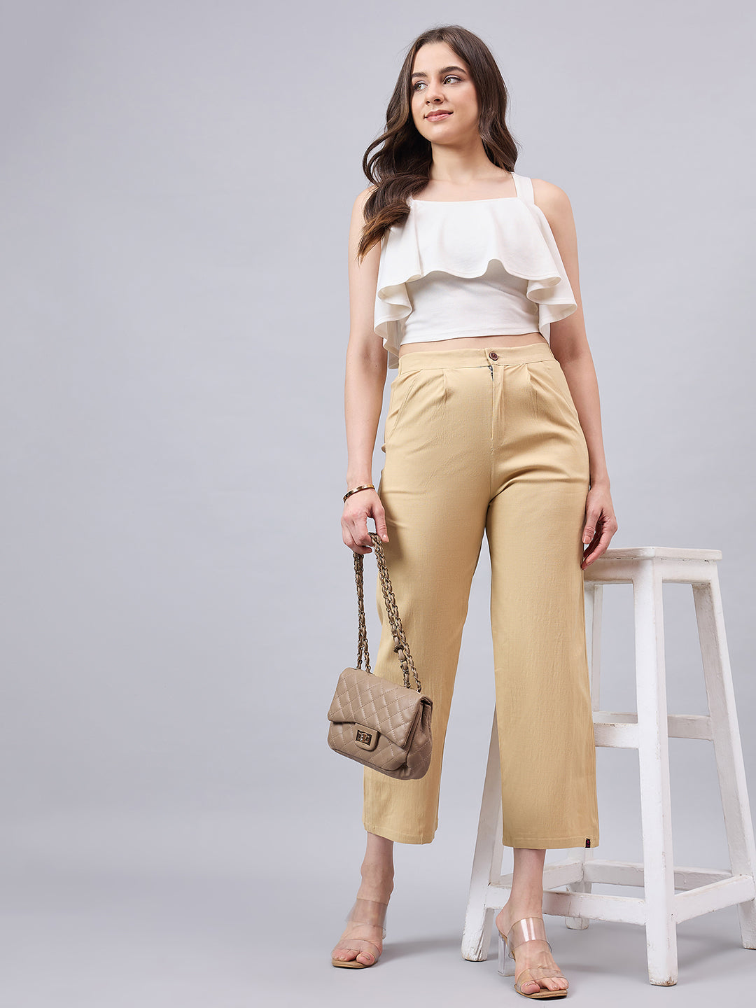 Skin Bell Bottom Pants